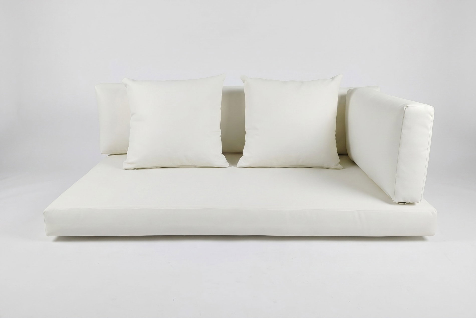 OUTFLEXX Auflagenset, 5-teilig, weiß, für Zweisitzer-Sofa 2392-3 / 2392-4 / 15734-3 / 15734-4