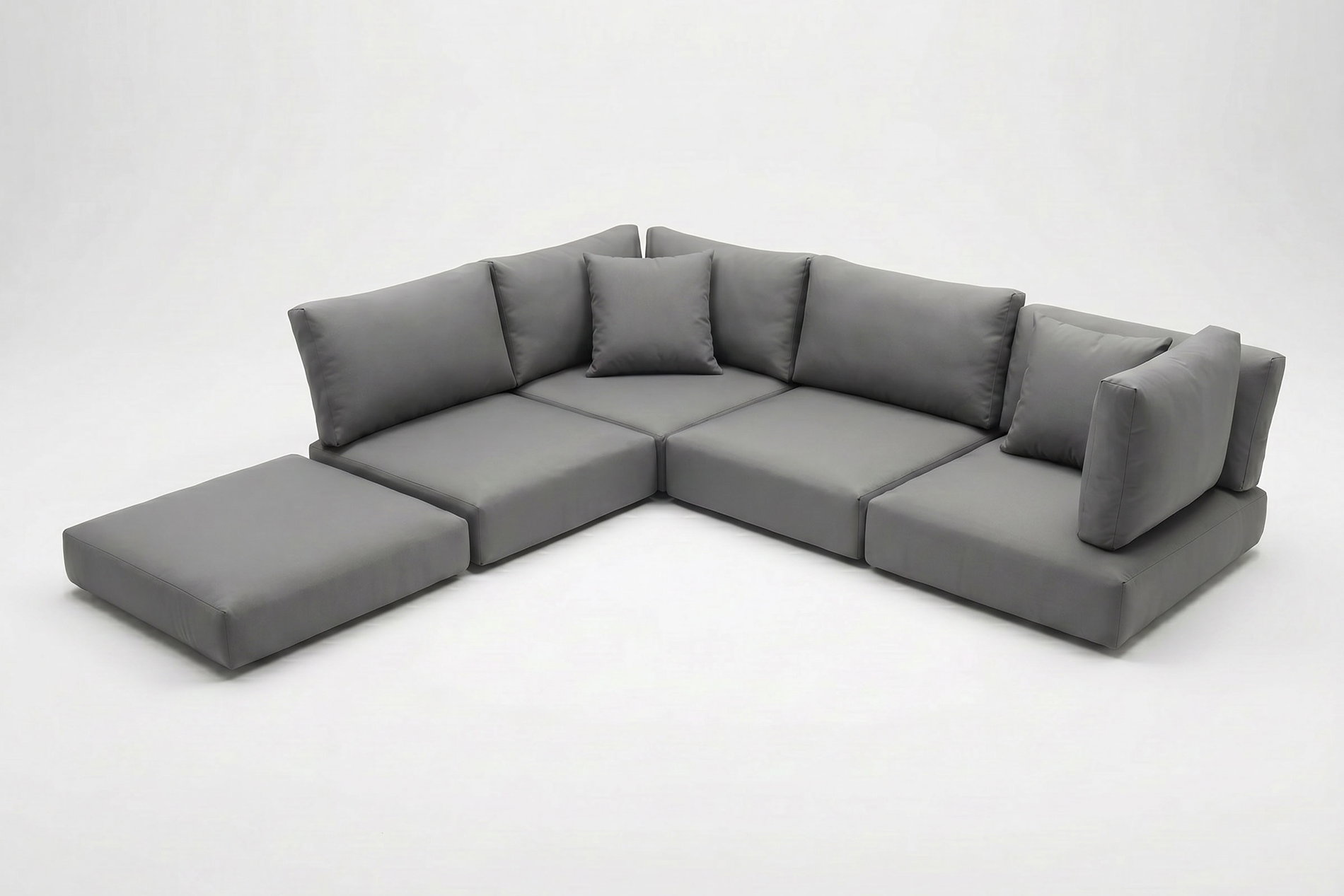 OUTFLEXX Auflagenset, 13-teilig, grau, für 7759-BOX-A OUTFLEXX Auflagenset, 13-teilig, grau, für 7759-BOX-A
