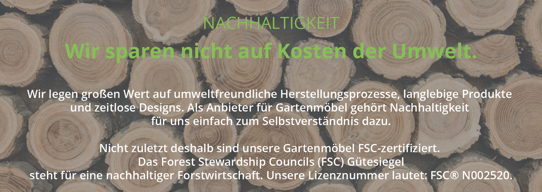 Villana Banner Nachhaltigkeit